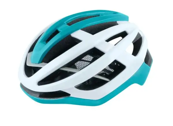 Force Lynx kask biało/turkusowa