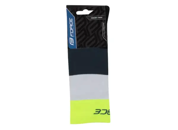Force Rainbow skarpety rowerowe czarny/fluo