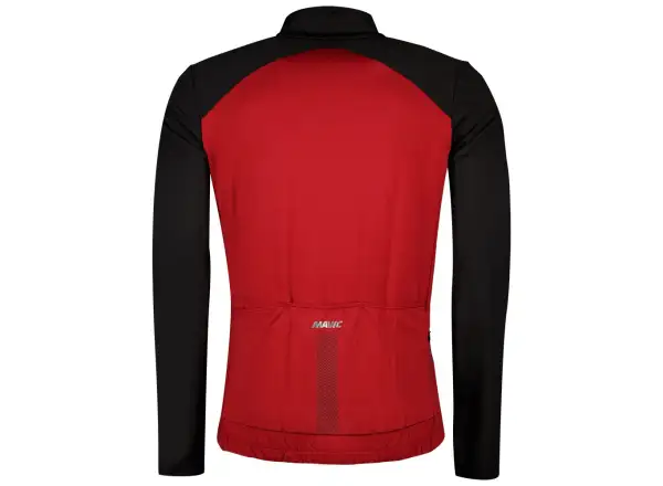 Mavic Cosmic Thermo męska bluza z długim rękawem Thermo Black/Biking Red