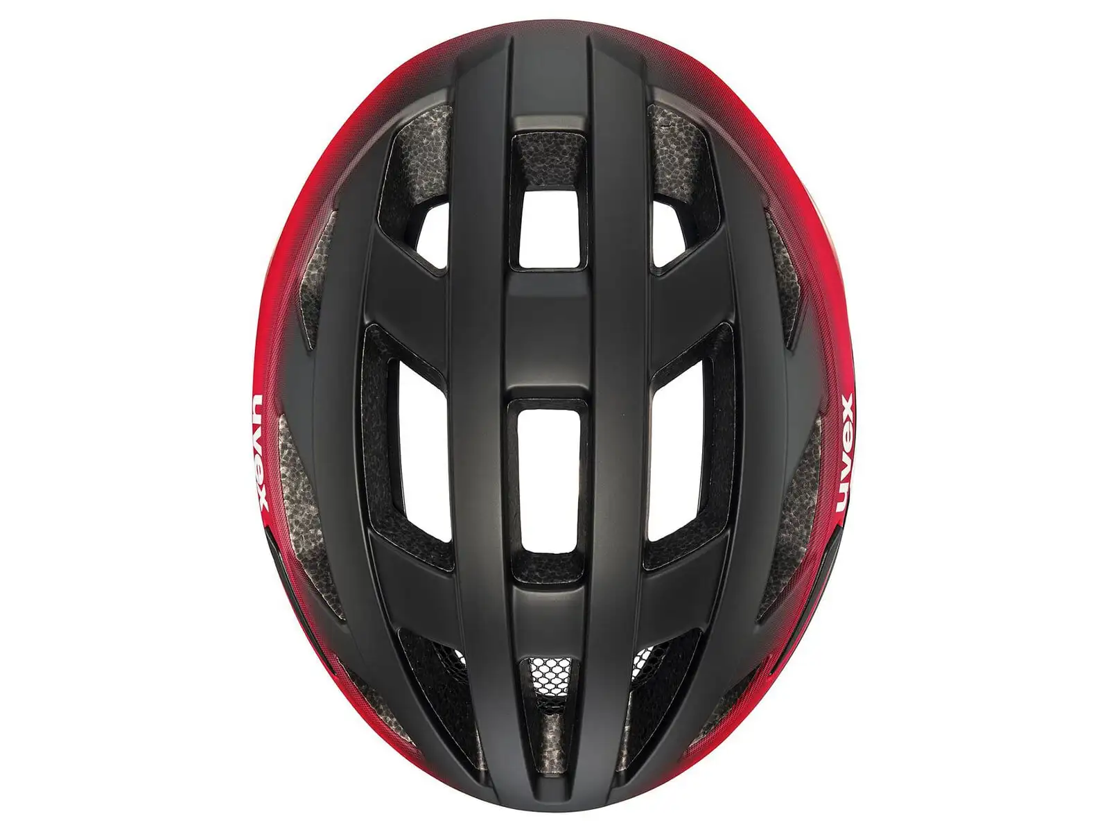 Uvex I-volute kask Black/Red Matt