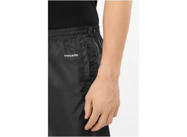 Viking Active Line Rainier męskie spodnie z pełnym zamkiem Black