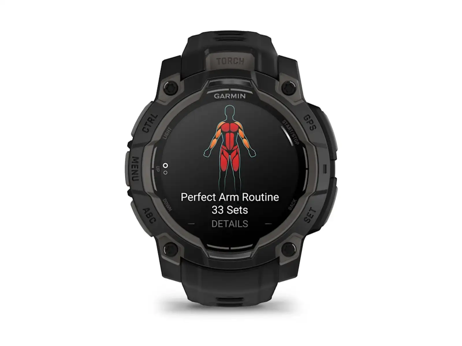 Garmin Instinct 3 Amoled 45 mm inteligentny zegarek Black/Black pasek