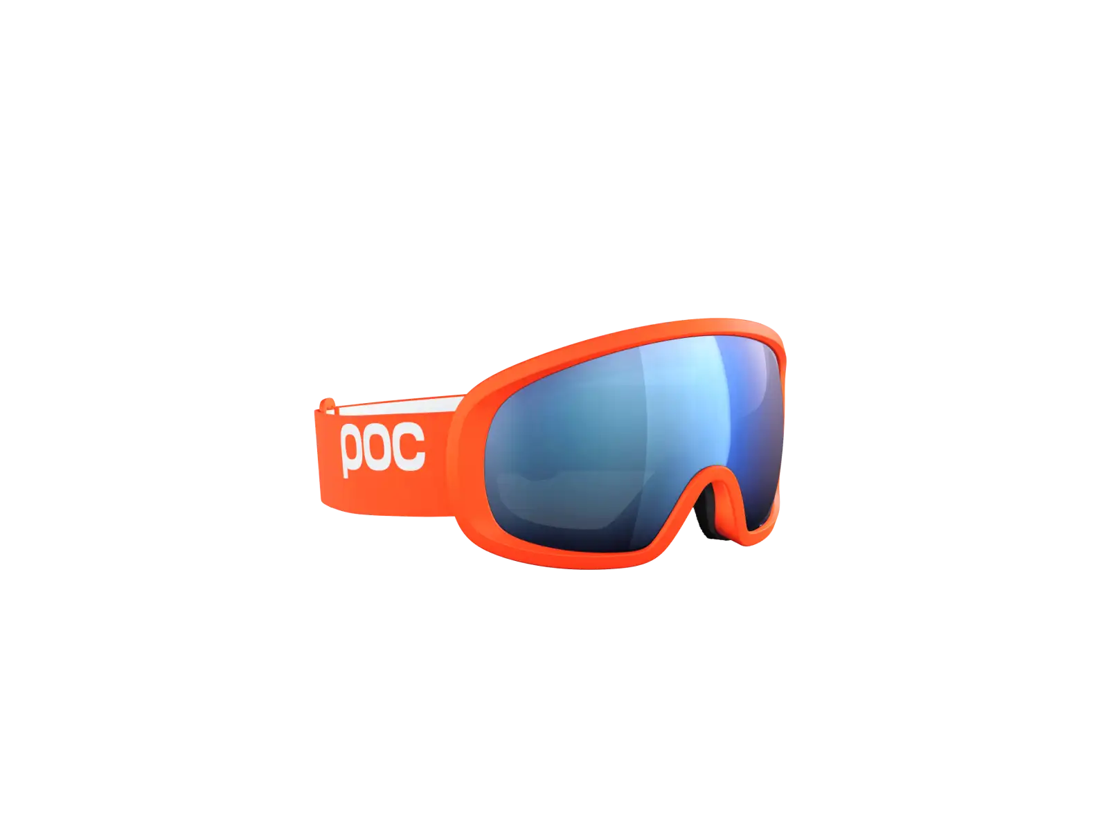 POC Fovea Mid gogle narciarskie Zink Orange/Partly Sunny Blue