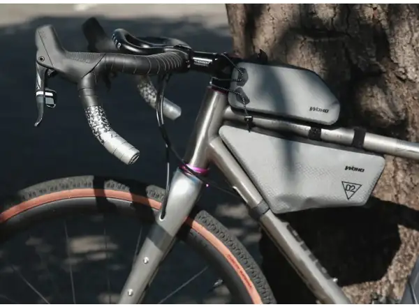 Woho X-Touring Frame bag Dry 2 l torba ramowa Honeycomb iron Grey