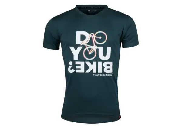 Force Bike męska koszulka z krótkim rękawem modra