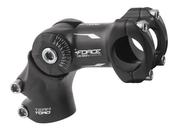Force Toro regulowany mostek 25,4 mm czarna mat