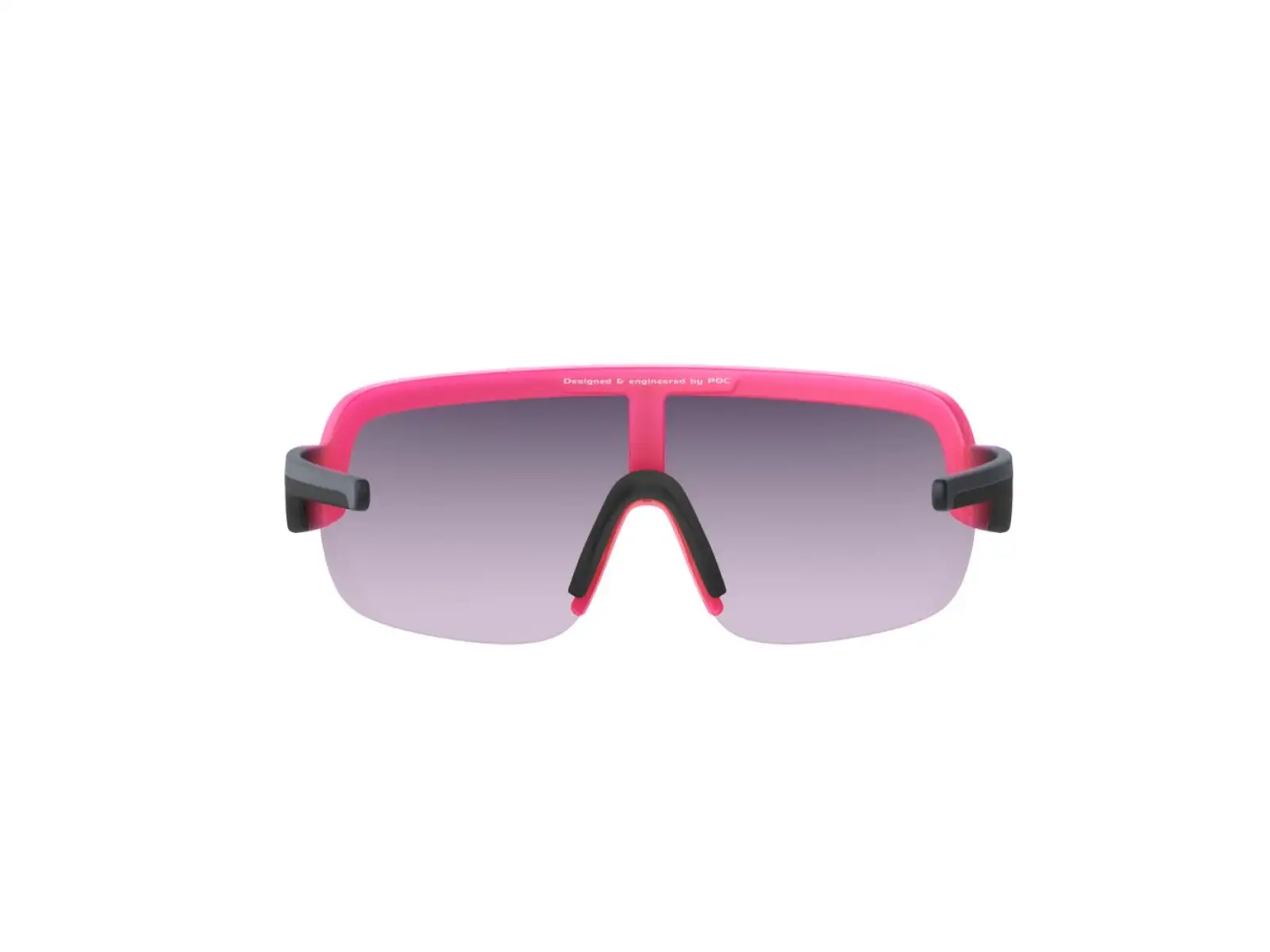POC Aim Fluorescent okulary przeciwsłoneczne Pink/Uranium Black Translucent