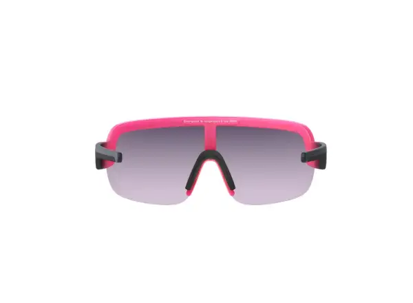 POC Aim Fluorescent okulary przeciwsłoneczne Pink/Uranium Black Translucent