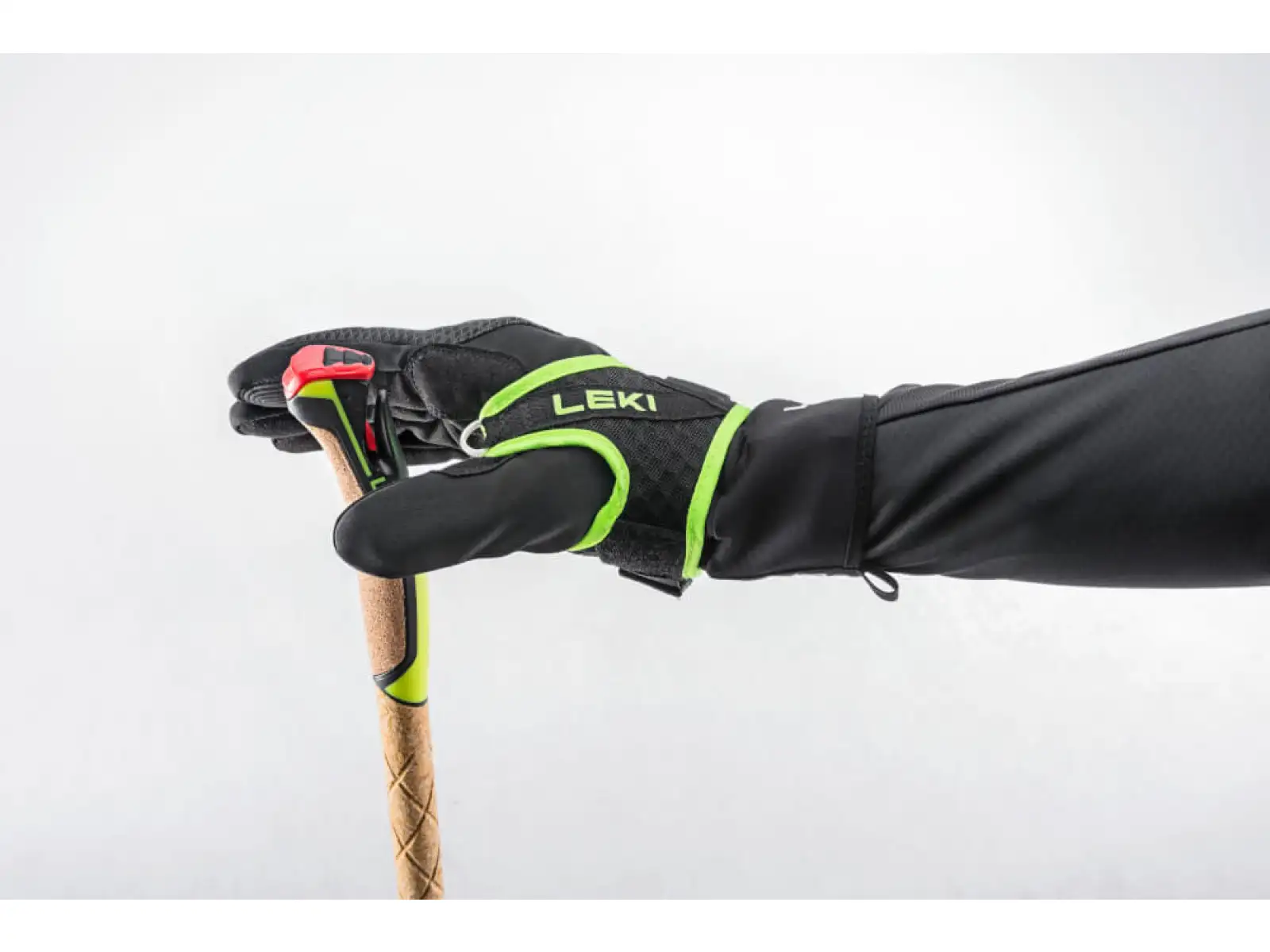 Leki Mezza Race kije skialpowe bright red/black/neon yellow