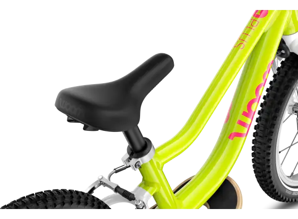 Woom GO 1 PLUS dziecięcy rowerek biegowy neon lime