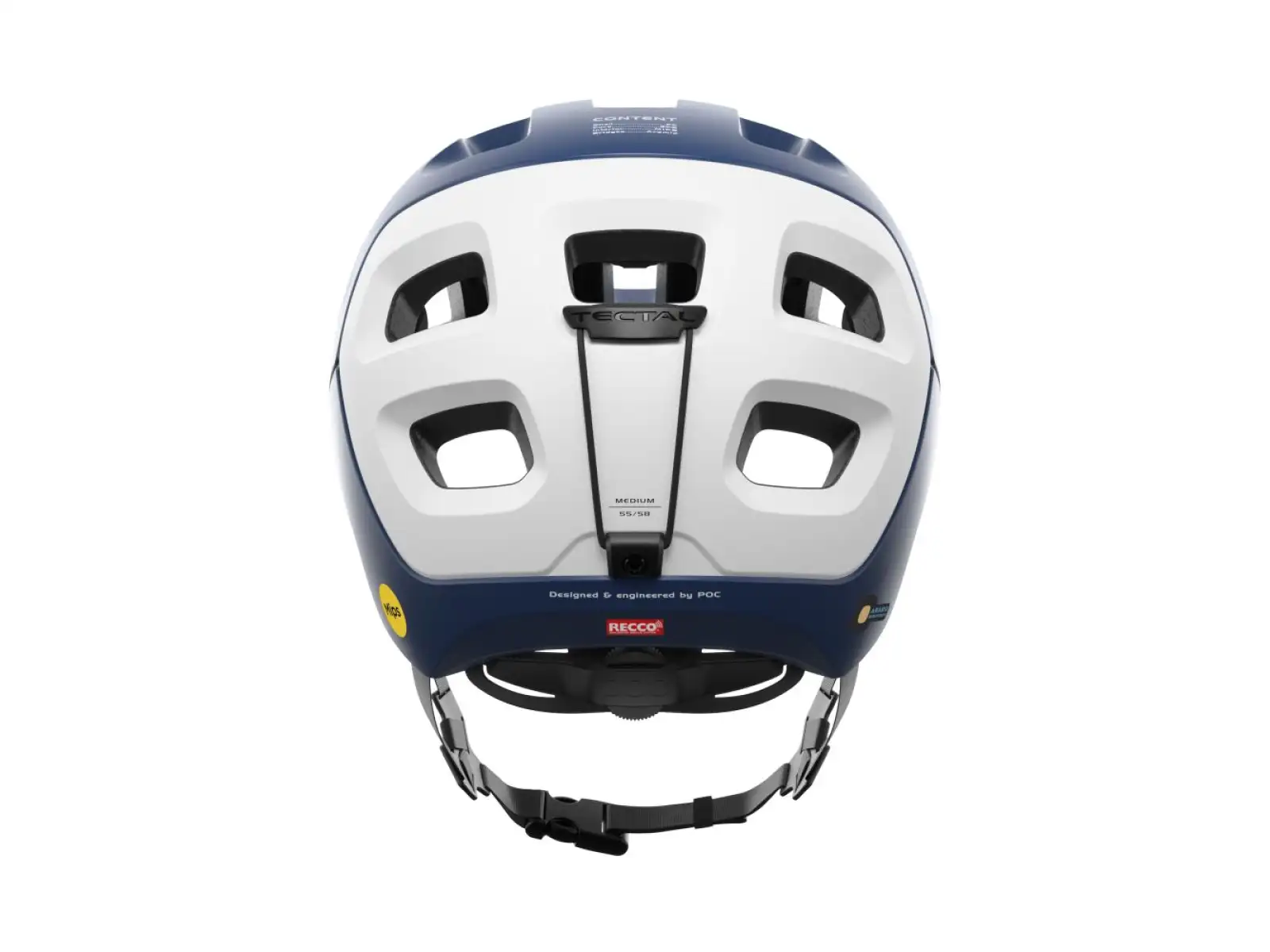 POC Tectal Race MIPS kask Lead Blue/Hydrogen White Matt