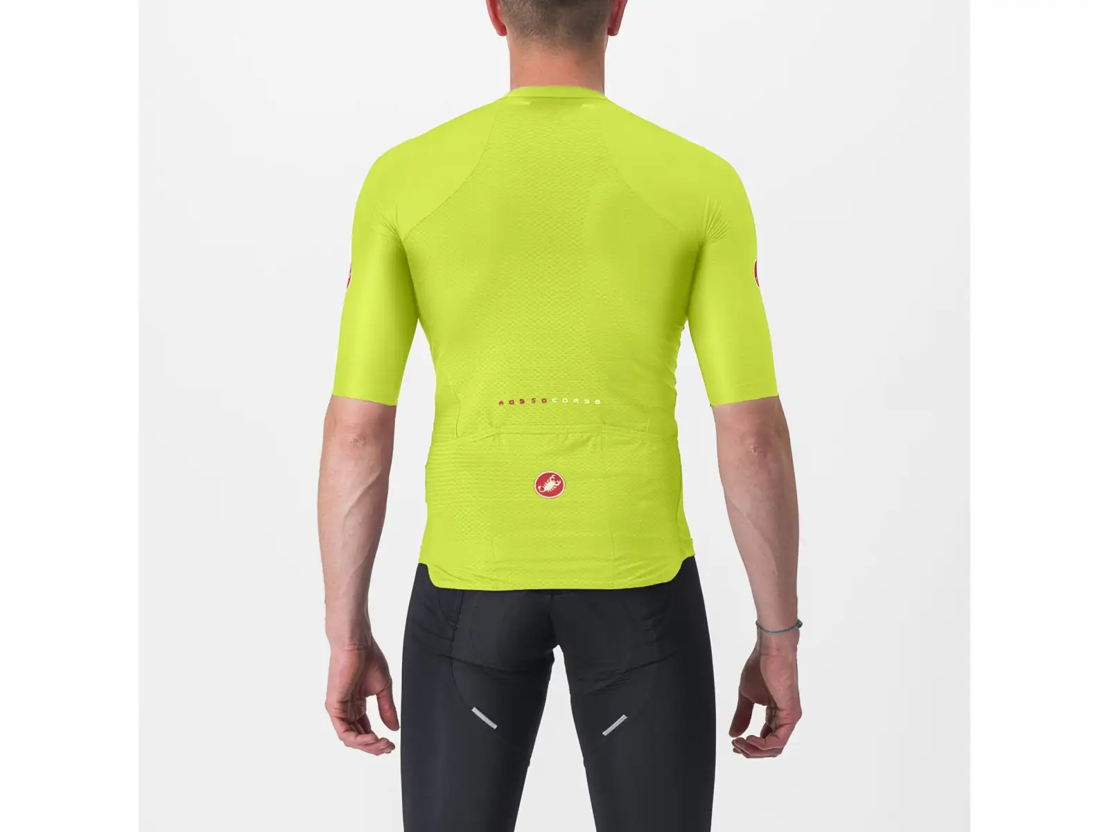 Castelli Aero Race 6.0 męska koszulka z krótkim rękawem Electric Lime