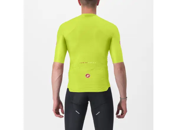 Castelli Aero Race 6.0 męska koszulka z krótkim rękawem Electric Lime