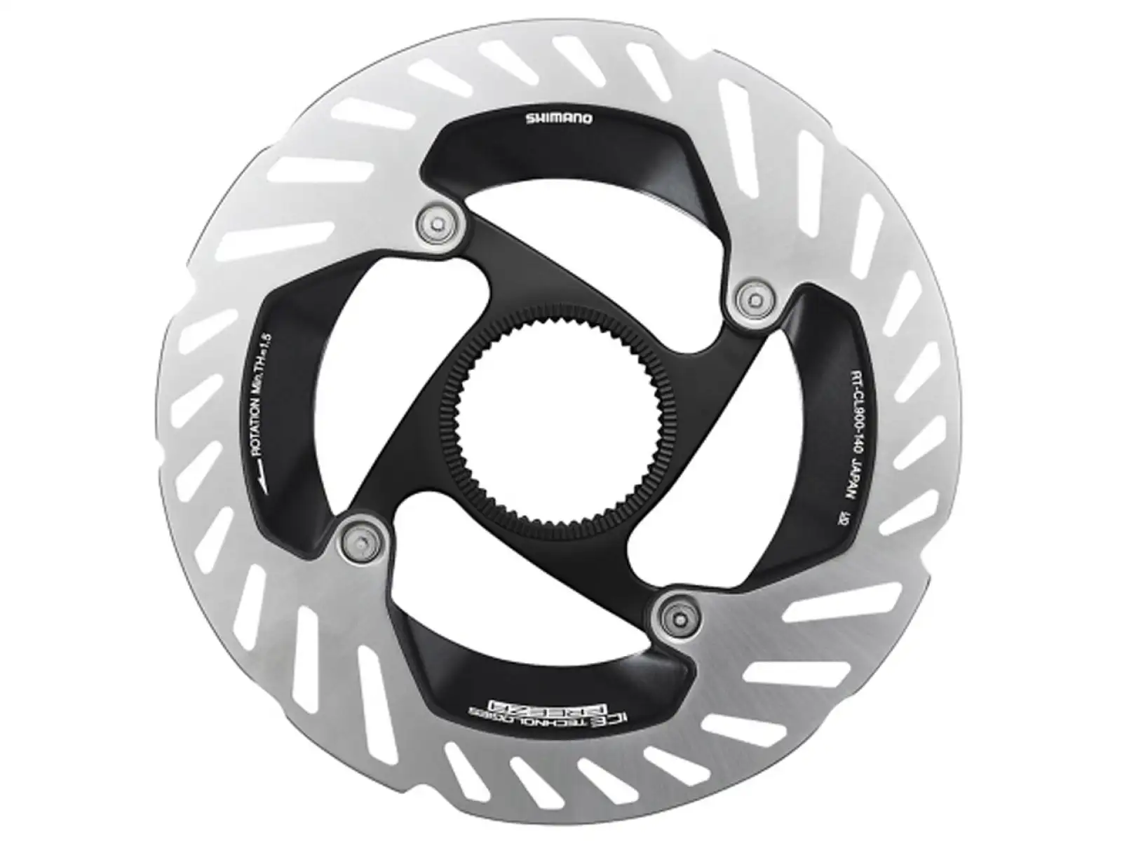 Shimano RT-CL900 tarcza hamulcowa 203 mm, center lock, Ice Tech, zewnętrzny lock ring