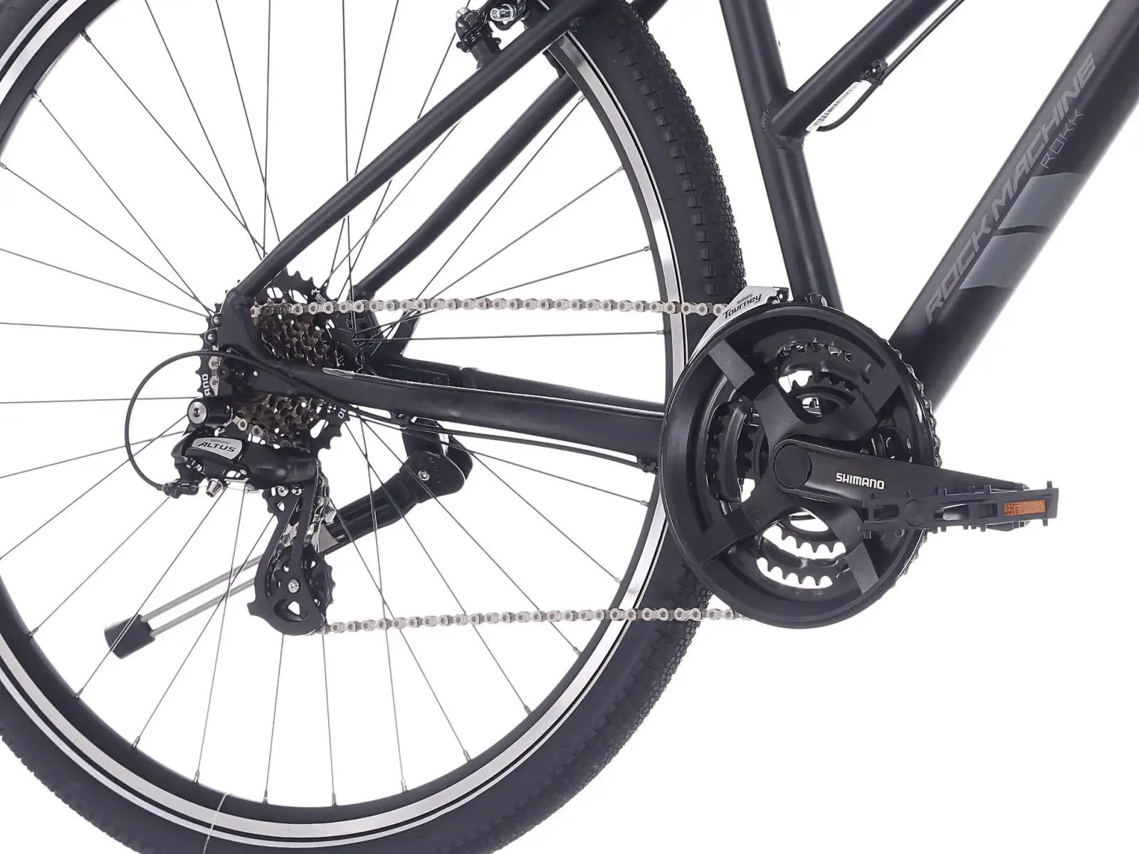 Rock Machine Rokk 30 Easy Entry rower trekkingowy Matte Black
