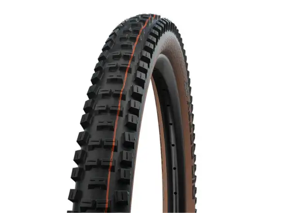 Schwalbe Big Betty Super Gravity Addix Soft TLE E-50 29x2,40" MTB opona kevlar čarna/brązowa