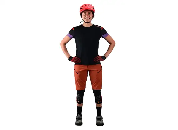 Troy Lee Designs Lilium damska koszulka krótki rękaw Rugby black