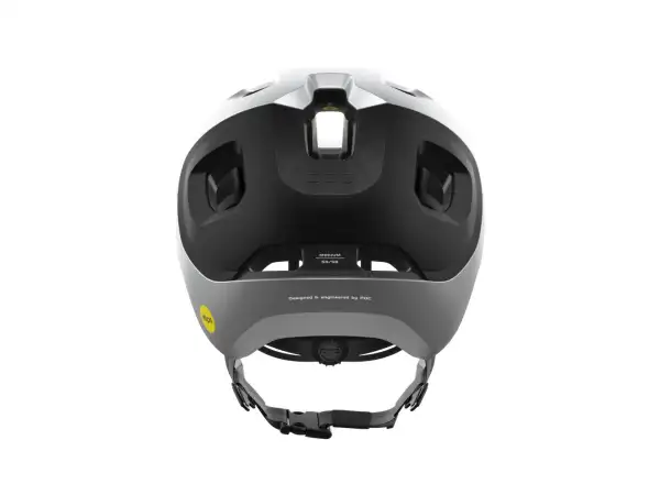 POC Axion Race MIPS kask Uranium Black/Argentite Silver Matt