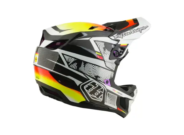 Troy Lee Designs D4 Carbon MIPS kask Lined up Black
