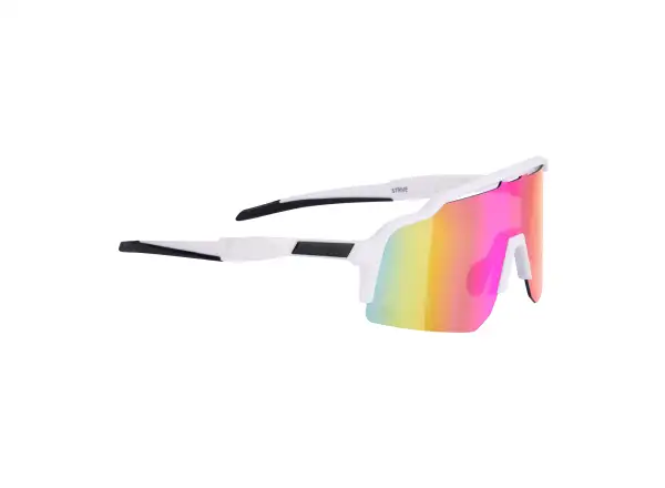 Force Strive okulary białe/różowe lustrzane szkło