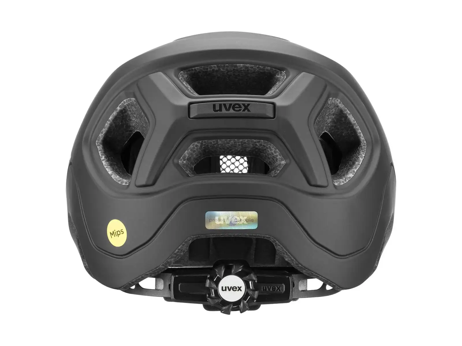 Uvex React JR. Mips kask Black Matt