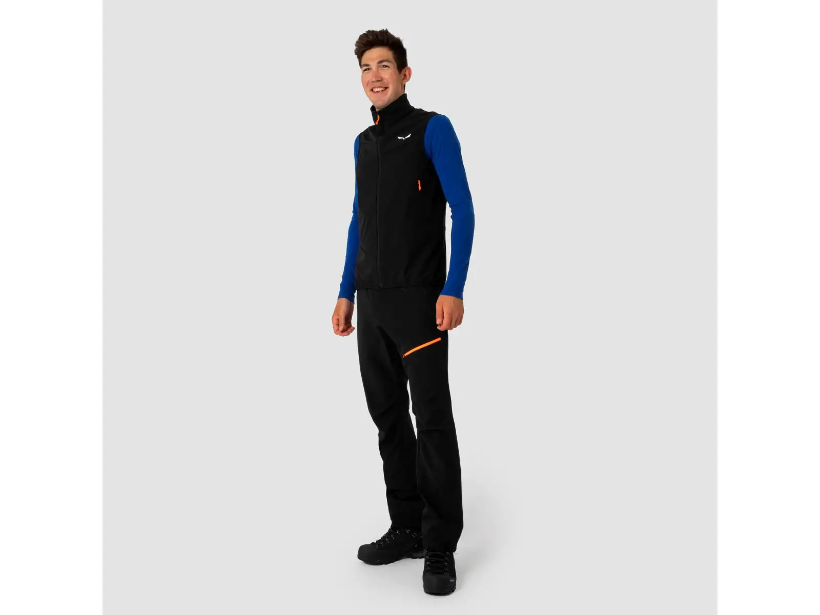 Salewa Sella Durastretch Light męskie spodnie Black Out