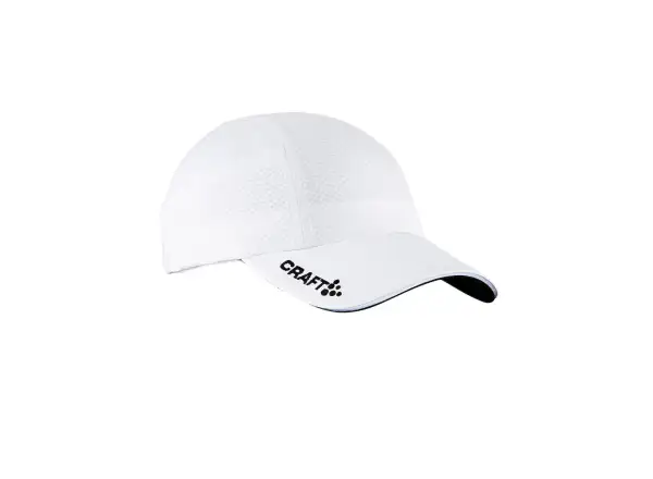 CRAFT Running czapka z daszkiem do biegania biała