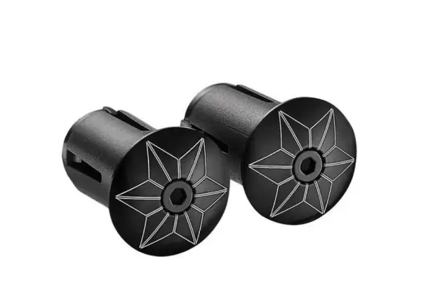 Supacaz Star Plugz Anodized korki do kierownicy Black