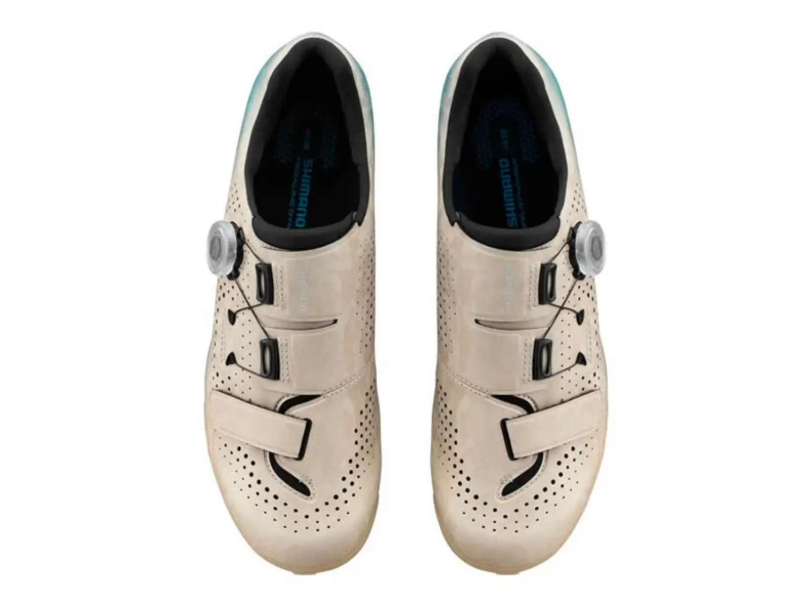 Shimano SH-RX600 gravel buty beżowa/niebieska