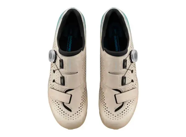 Shimano SH-RX600 gravel buty beżowa/niebieska