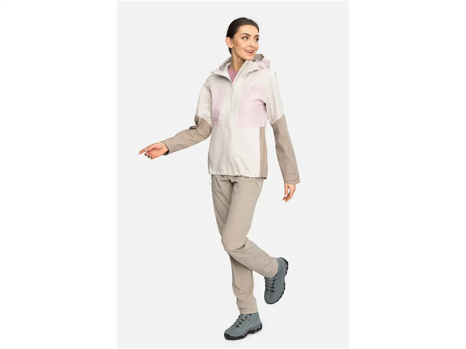 Viking Numani damska kurtka Beige/Light pink
