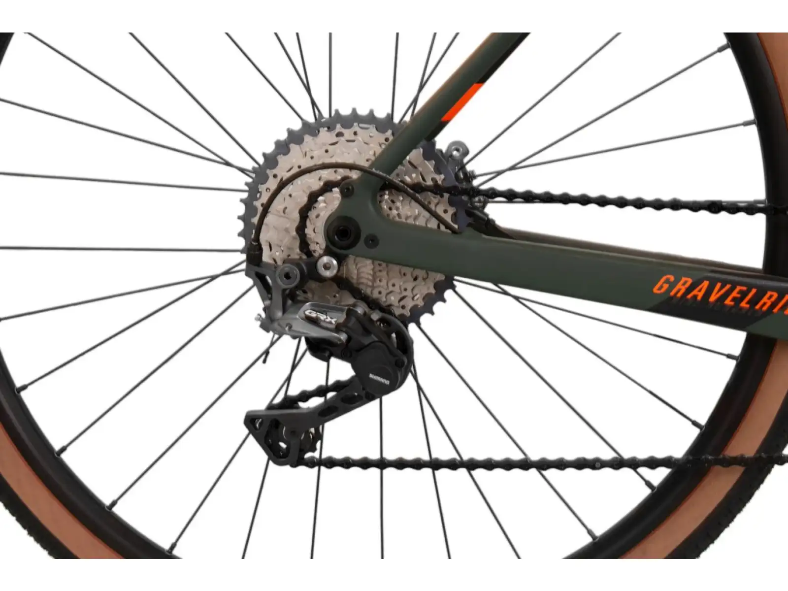 Rock Machine Gravelride CRB 900 khaki/pomarańczowy gravel rower