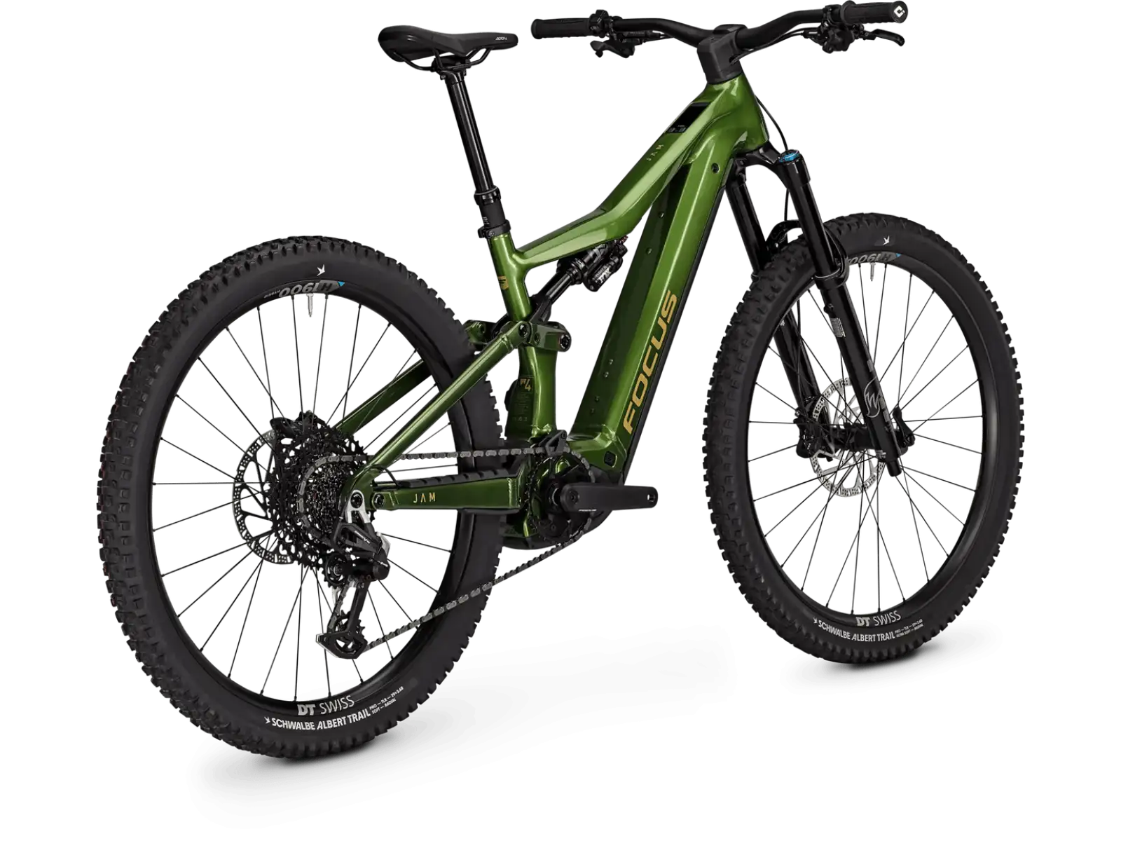 Focus JAM 9 600Wh w pełni amortyzowany rower elektryczny Sprucegreen / Mossgreen