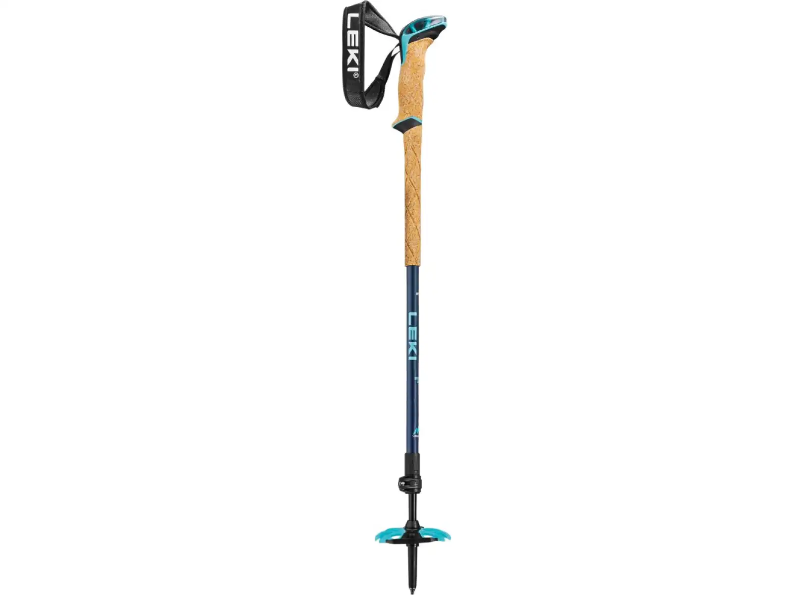 Leki Bernina Lite 2 damskie kije skitourowe Denim blue/Midnight blue/Mint