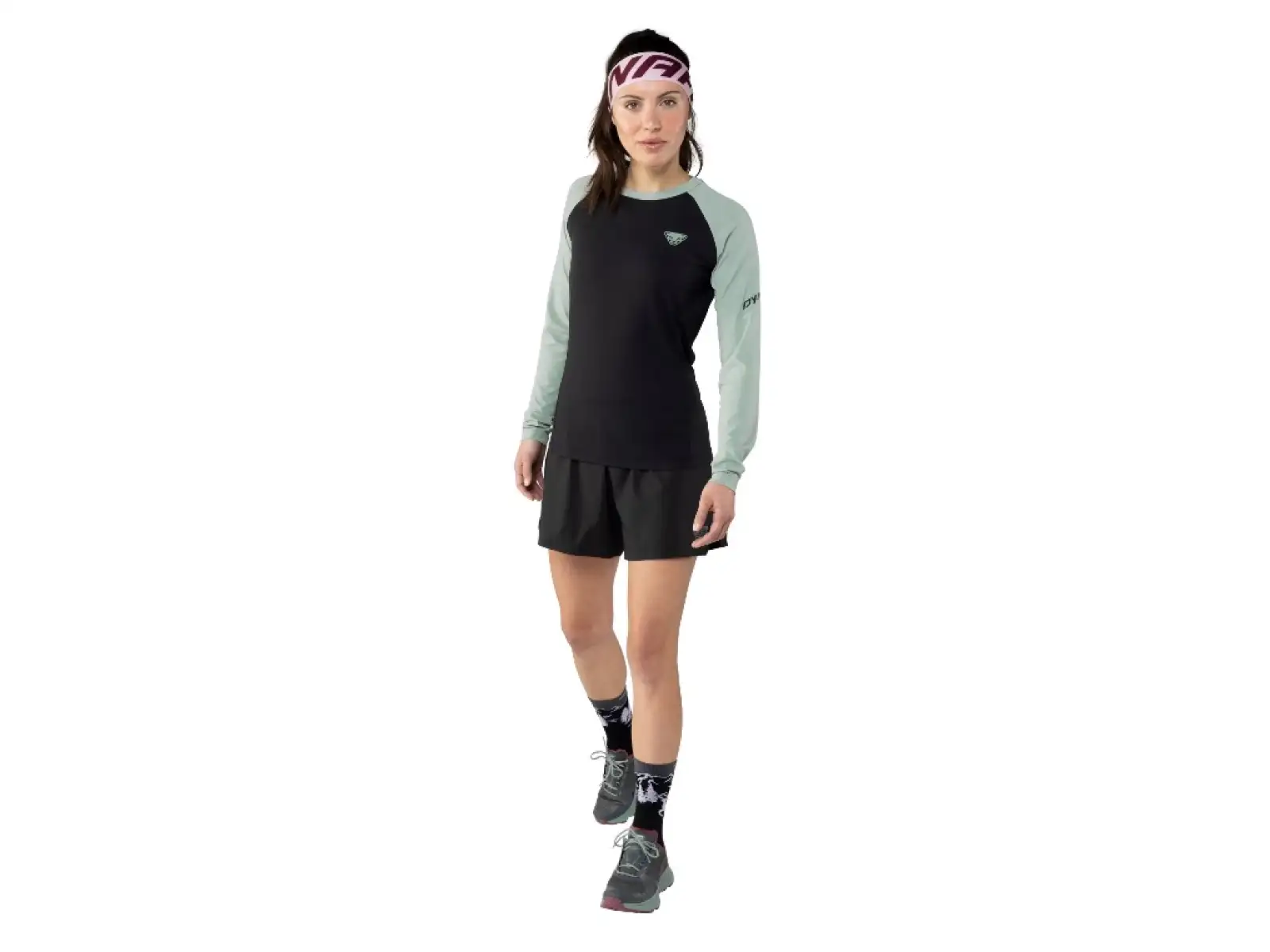 Dynafit Alpine Pro damski longsleeve Black Out/Jadelite