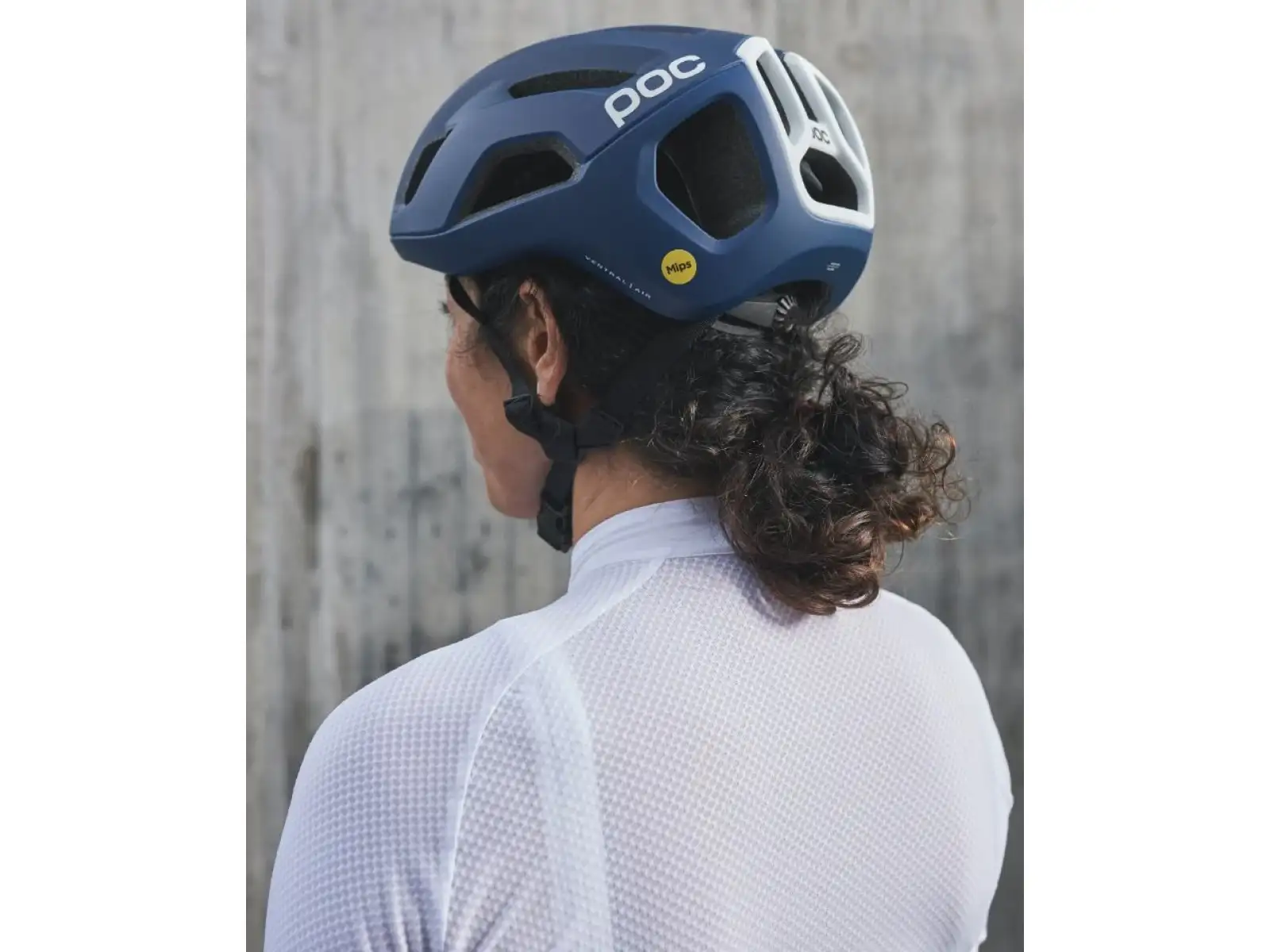 POC Ventral Air MIPS kask Lead Blue Matt
