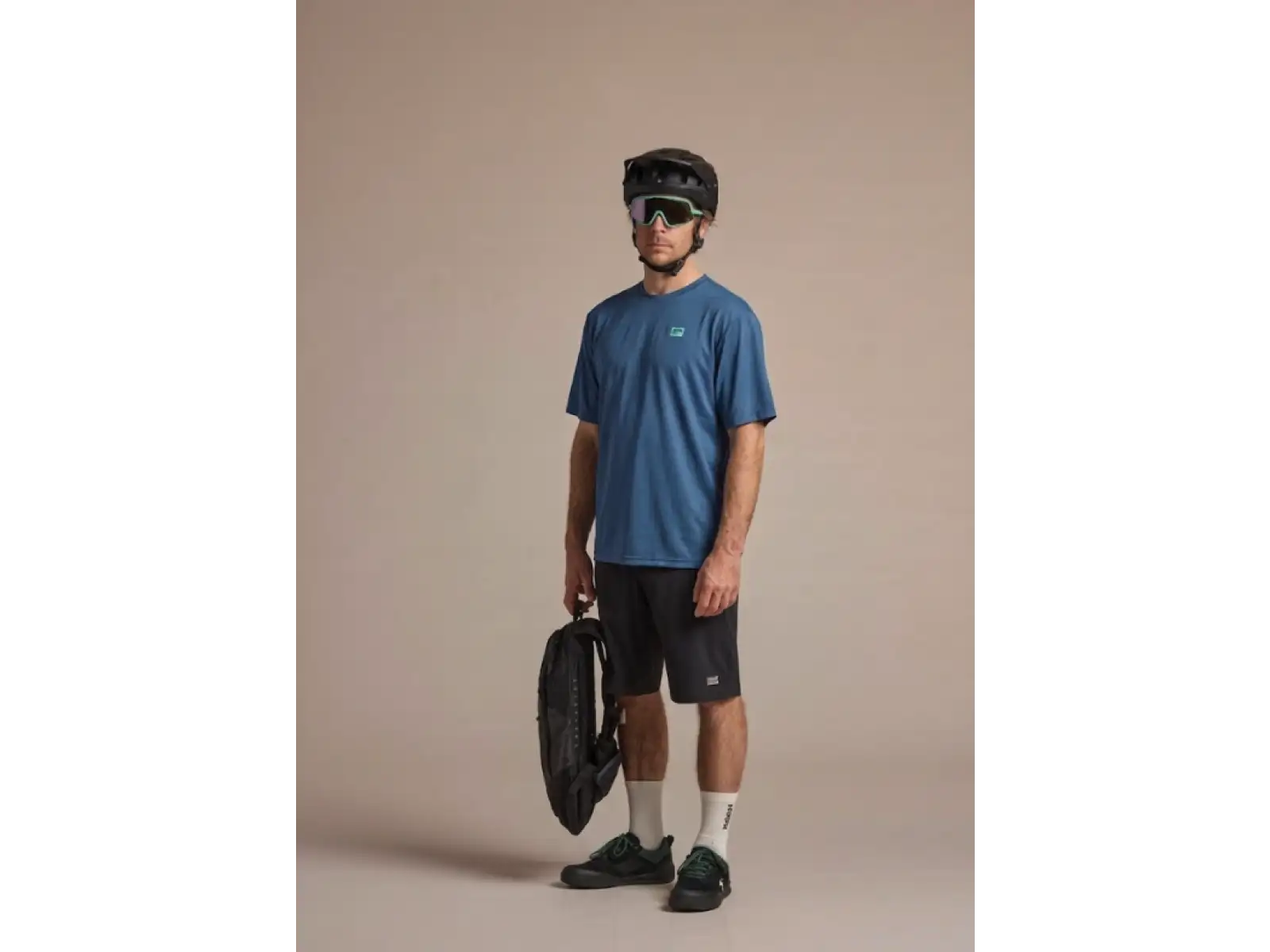 Maloja StaubachM. męska koszulka kolarska z krótkim rękawem Dusty Blue