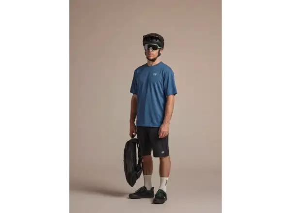 Maloja StaubachM. męska koszulka kolarska z krótkim rękawem Dusty Blue