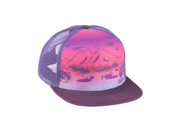 Salsa Landscape trucker hat czapka fioletowa