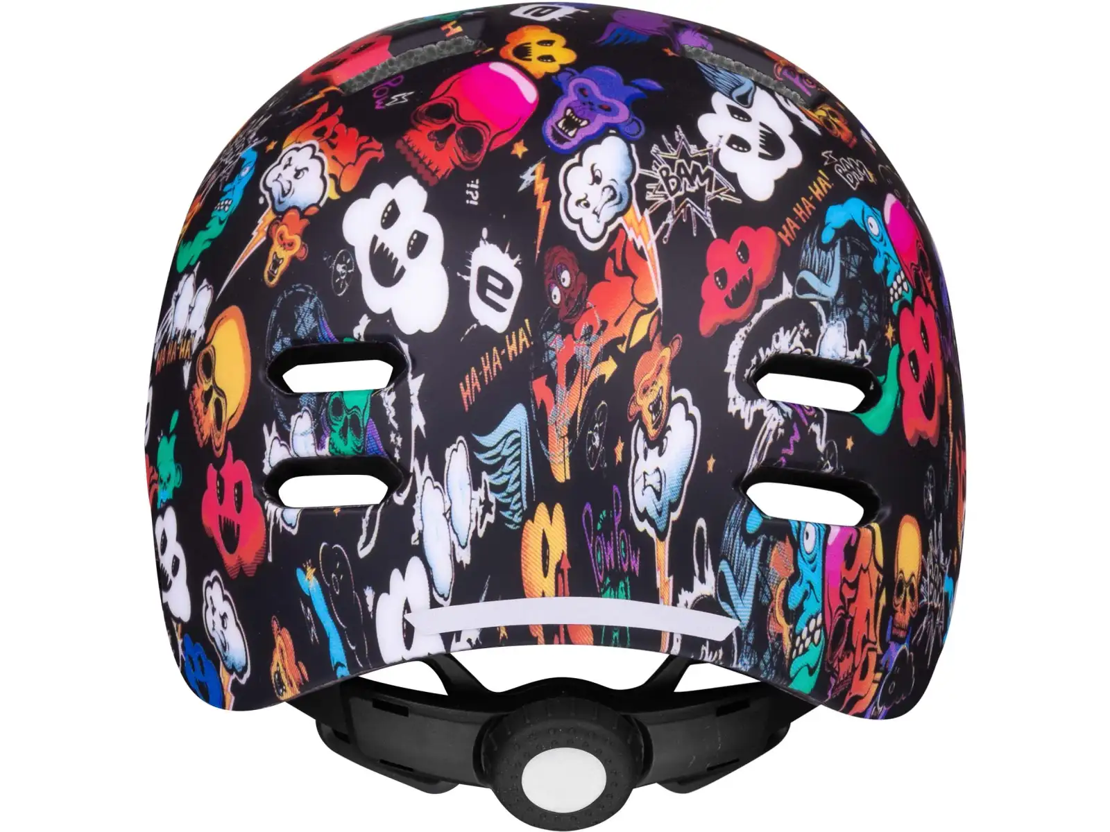 Etape Buddy dziecięcy kask rowerowy czarny/grafika matowy