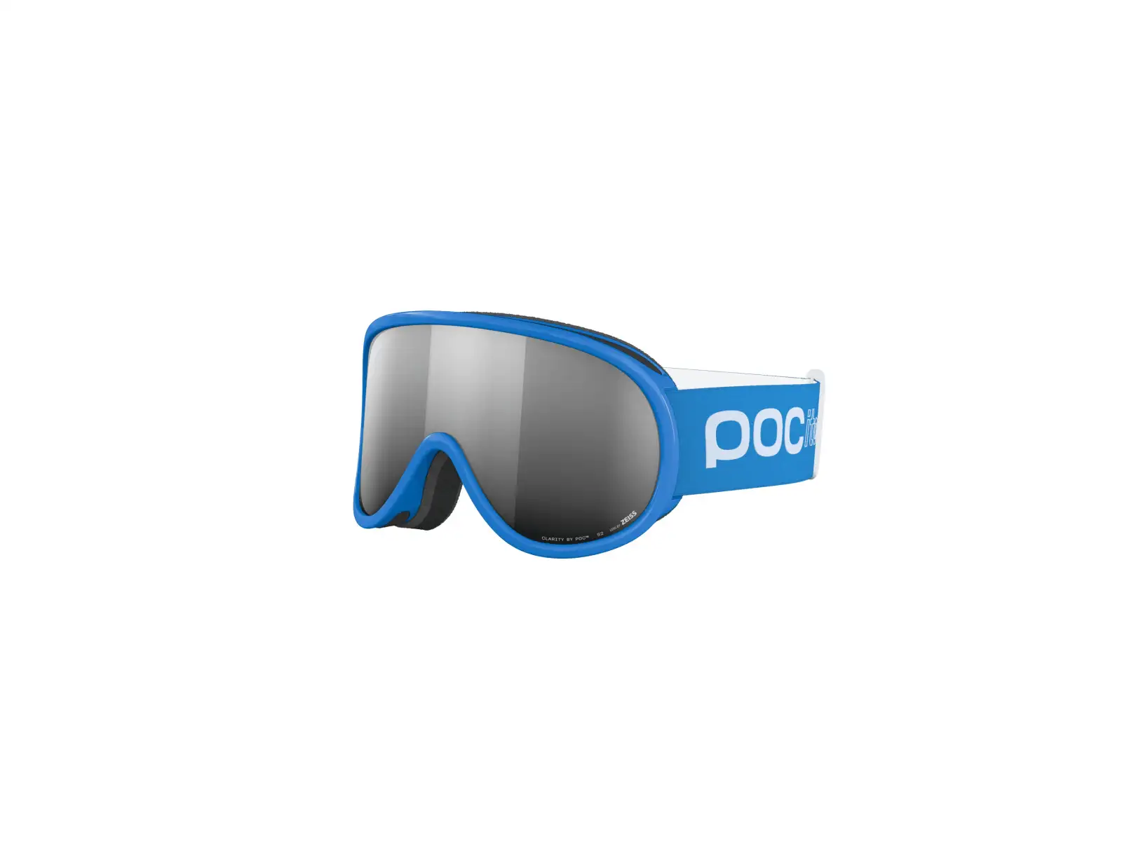 POC POCito Retina dziecięce gogle narciarskie Fluorescent Blue/Partly Sunny Silver