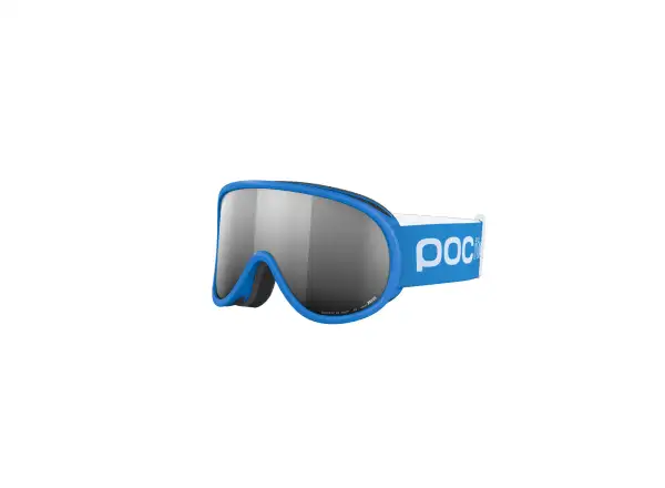 POC POCito Retina dziecięce gogle narciarskie Fluorescent Blue/Partly Sunny Silver