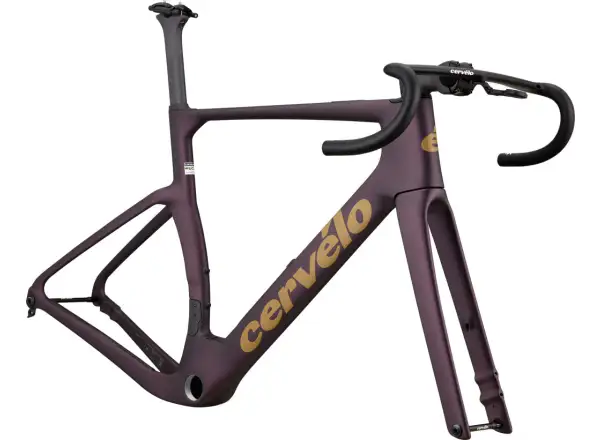 Cervélo Aspero-5 gravel zestaw ramowy Black Currant