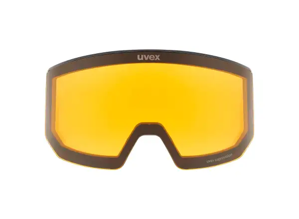 Uvex Lace Attract FM gogle narciarskie black matt/ice - green