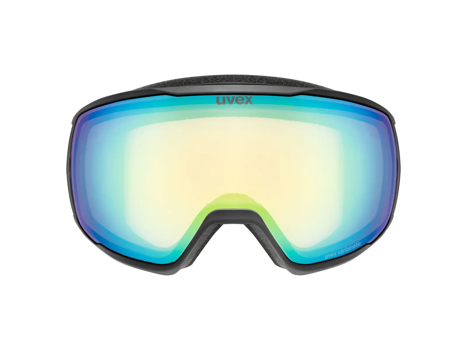 Uvex Vitorious V gogle narciarskie black matt/rainbow - clear