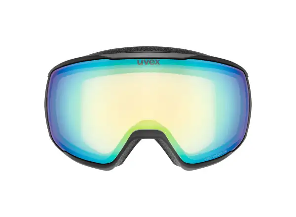 Uvex Vitorious V gogle narciarskie black matt/rainbow - clear