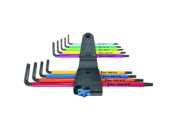 Wera 967/9 TX XL Multicolour HF 1 długie klucze kątowe TORX z przytrzymaniem zestaw 9 szt.