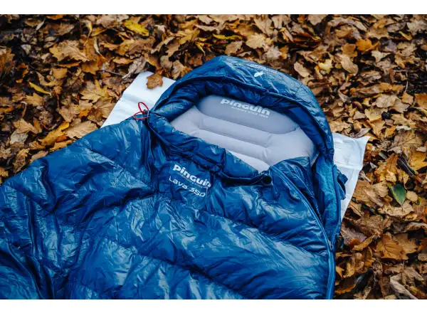 Pinguin Lava 350 śpiwór 195 cm zielony lewy