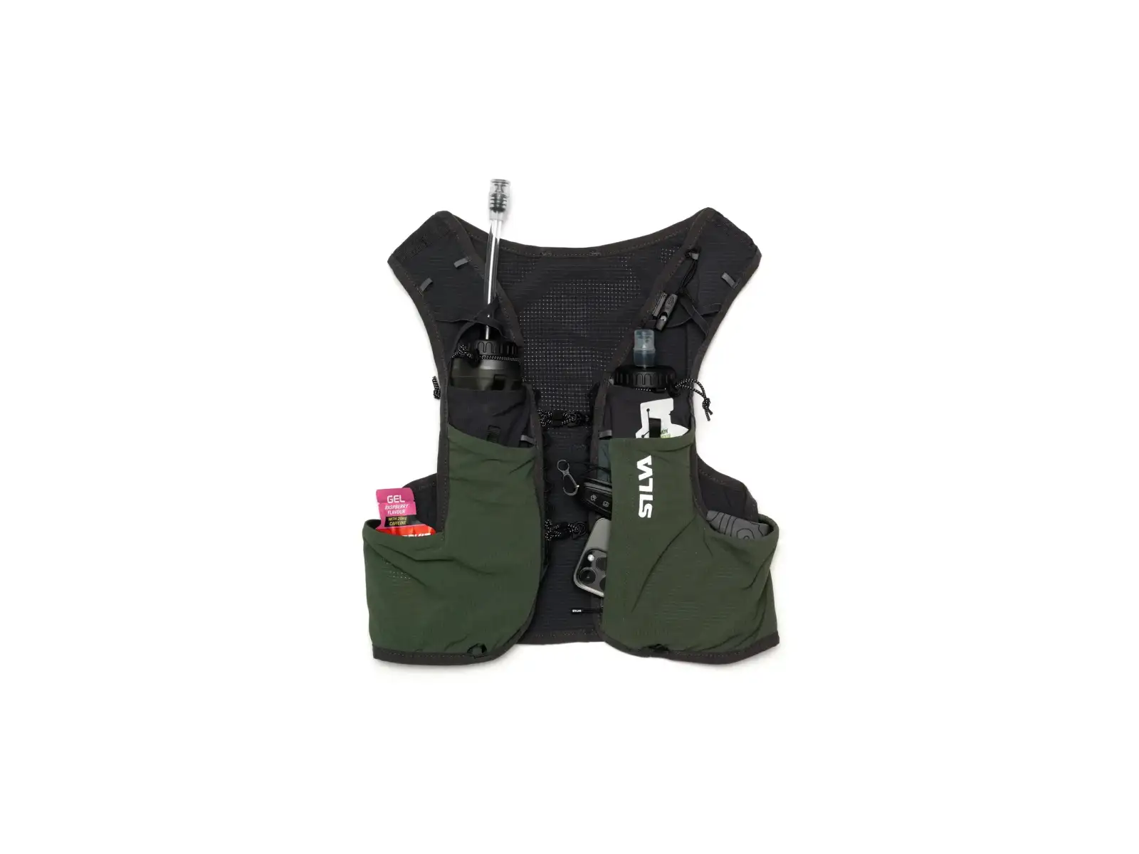 Silva Strive Fly Green kamizelka do biegania ciemnozielona