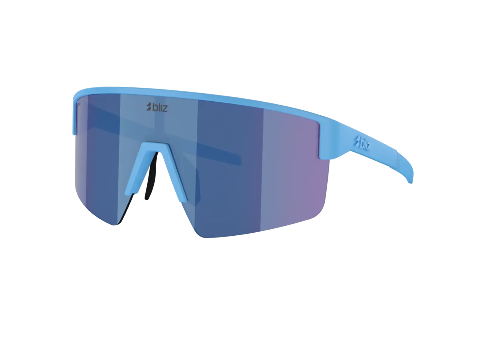Bliz P004 okulary przeciwsłoneczne Matte Blue/Grey Blue Mirror